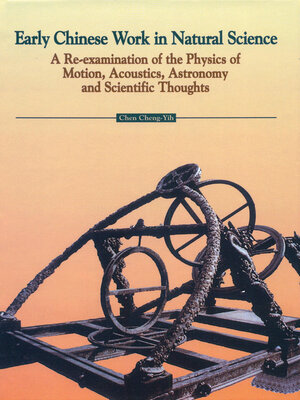 cover image of Early Chinese Work in Natural Science